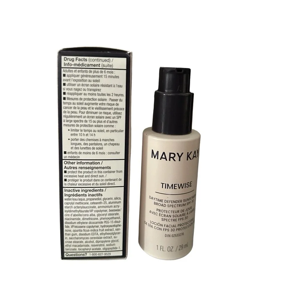 MARY KAY DAYTIME DEFENDER/NEW DAY SOLUTION SPF 30 W/TIMEWISE 3D COMPLEX~217385!